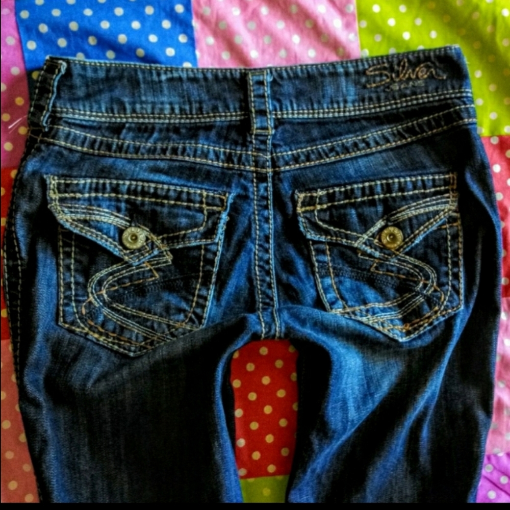 Silver Jeans Size 28 Suki Skinny Leg Capri - Picture 8 of 13